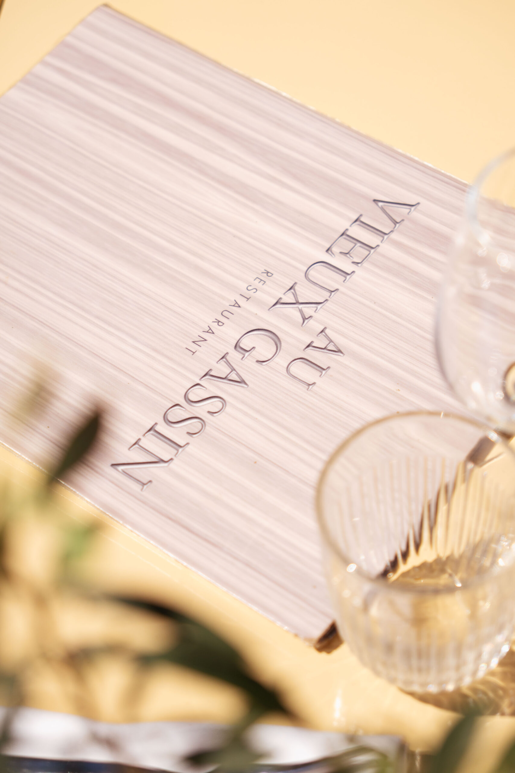 NOTRE CARTE & NOS MENUS
